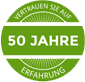 50 Jahre Erfahrung - Logo